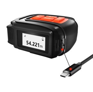 LOMVUM Laser two-in-one Tape Measure Infrared Laser Electronic Digital Display Ranging Multi-function Measurement Tool