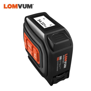 LOMVUM Laser two-in-one Tape Measure Infrared Laser Electronic Digital Display Ranging Multi-function Measurement Tool