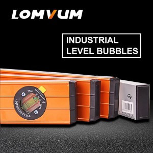 LOMVUM High Precision Spirit Level Ruler Bubbles Lever