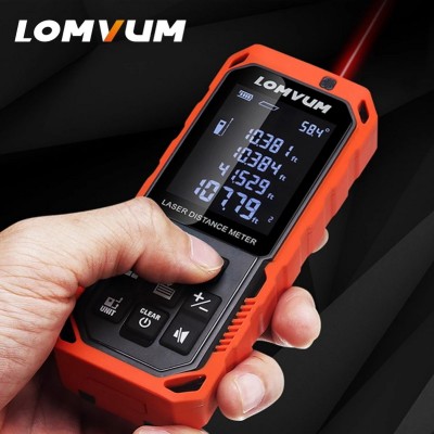 LOMVUM Usb Tester LD Series Rangefinders Digital Auto Level Laser Distance Meter Type High Precision Instruments