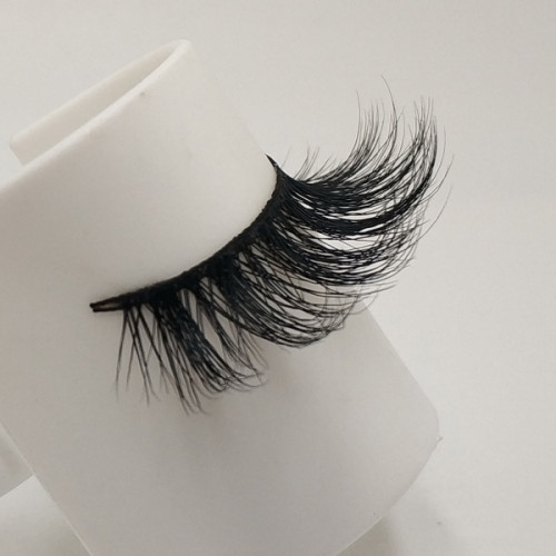 Crossed Cluster 100% real 3D Mink Lashes