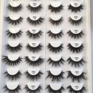 5D 25mm Premium Real Mink Lashes in Bulk with Custom mink lashes and packaging for Wholesale No MOQ