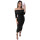 New European and American sexy one-shoulder knitted long dress female X3597