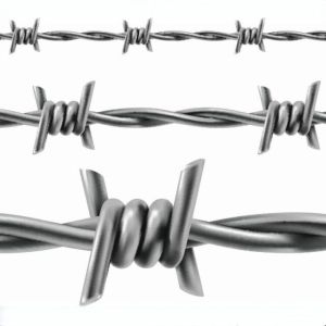 High tensile galvanized barbed wire