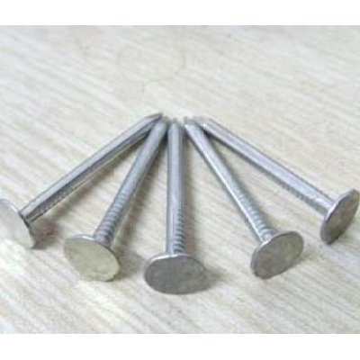 Wholesale galvanized  flat head nails with smooth shank for roofing