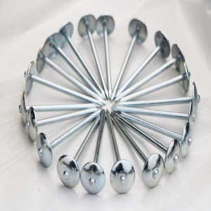High strength roofing nails with umbrella head