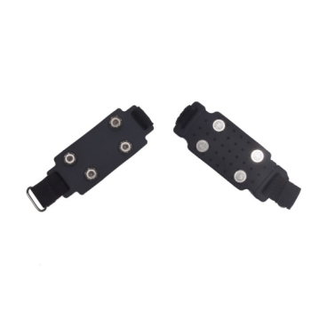 Remagy Sg-0113b 4 Spikes Rubber Lightweight  Ice Crampons   Easy To Put On And Take Off