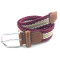 Colorful Unisex Leisure Polyester Braided Elastic Webbing Belts