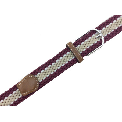 Colorful Unisex Leisure Polyester Braided Elastic Webbing Belts