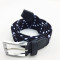 Mixed color elastic braided belt
