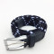 Mixed color elastic braided belt