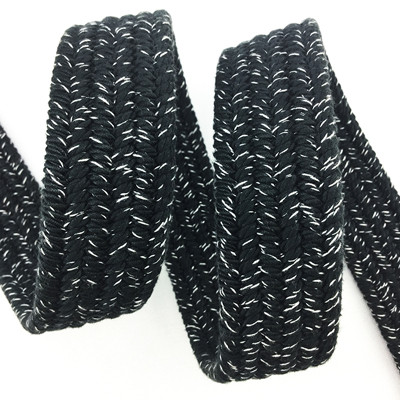 Mixed color elastic braided belt