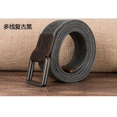 Mixed color elastic braided belt