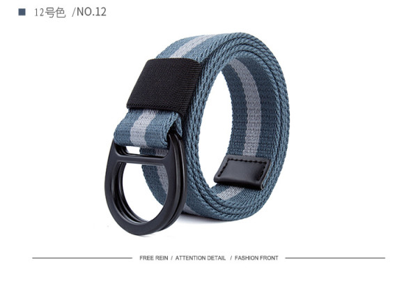 Mixed color elastic braided belt