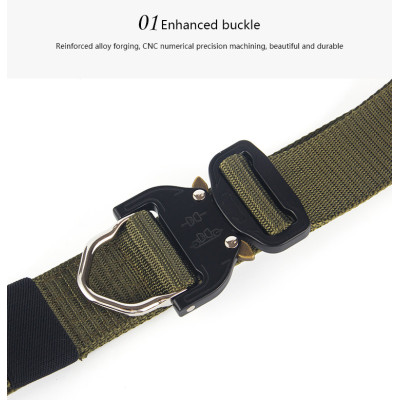 Nylon Tactical Waist Portable Metal Buckle Military Outdoor Belts