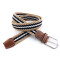 Mixed color elastic braided belt