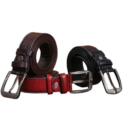 Men 100% Pure Genuine Leather Belt