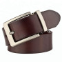 Custom Single Buckle Men Imported Genuine Leather Belt Cow Leather Belt
