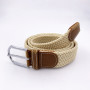 China Factory Custom Unisex Canvas Stretch Braided Elastic Belt