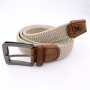 High Quality Belt Mens Braided Adjustable Silk Elastic Leisure Belt