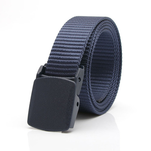 New Men Outdoor Metal-free Buckle Plastic Multi-functional Nylon Belt