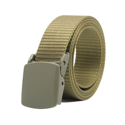 New Men Outdoor Metal-free Buckle Plastic Multi-functional Nylon Belt