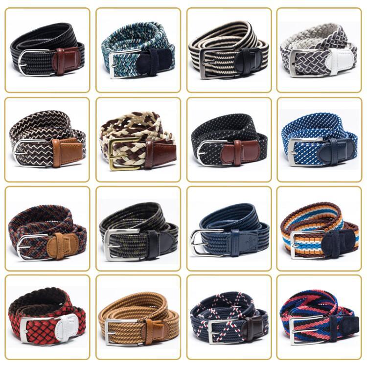 Fashionable Design Casual Elastic Belt Braided Belt For Unisex