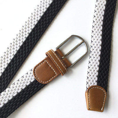 Factory Hot Sale Custom Leisure Woven Man Women Elastic Adjustable Strentch Fabric Belts