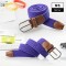 New multicolor stretch woven elastic belt wholesale spot men's women's belt canvas belt
