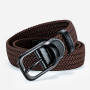Light silk material golf belt, men's and women's sports all-match elastic belt, tooling elastic woven canvas belt