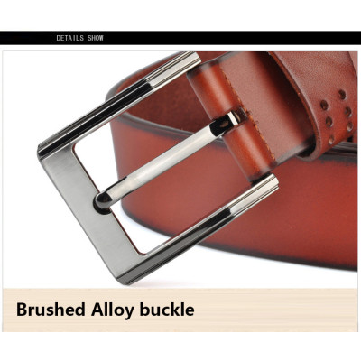 Top Layer Leather Casual High Quality Belt Genuine Leather Belts For Men Original Cowhide