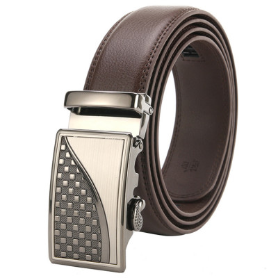 Belt Fashion Genuine Leather Men Belt Alloy Buckle Strap For Male Wide Luxury Cummerbund