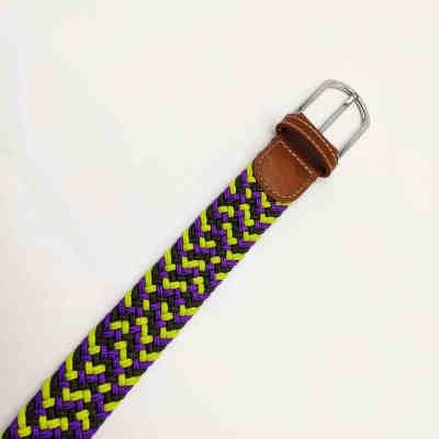 New Woven Elastic Belt  Men's Women's Belt Canvas Belt