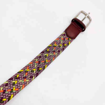 New Canvas Stretch Knitted Belt Women Men Belt