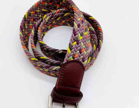 New Canvas Stretch Knitted Belt Women Men Belt