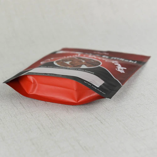 ZB High Barrier Beef Jerky Packaging Bag Customized Printing with Suspension Holes