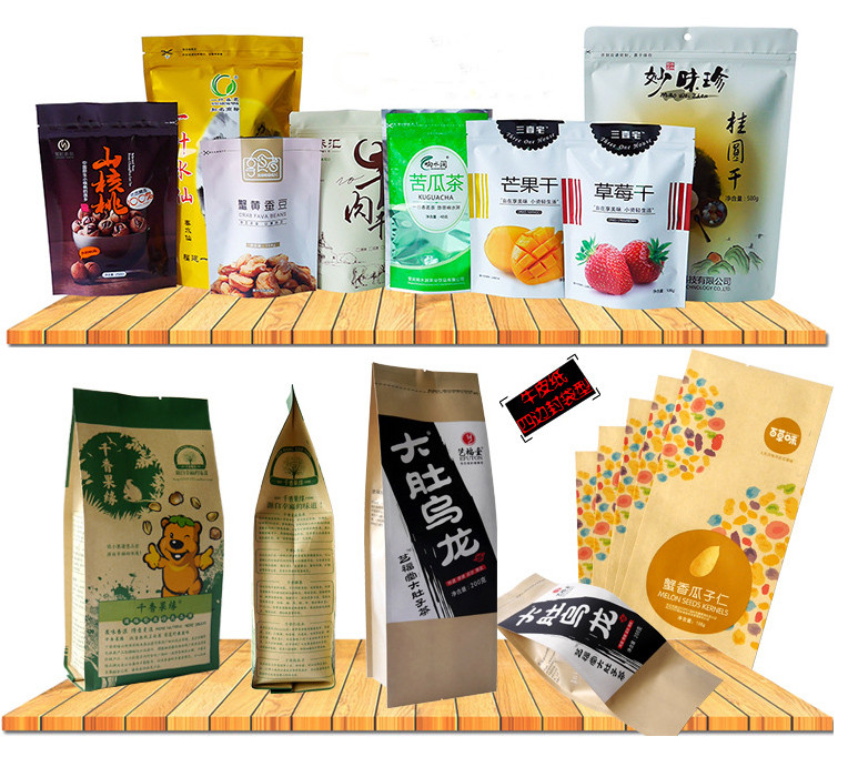 ZB Reusable Ziplock Bag for Popcorn Packaging Bag Wholesale China Factory Supplier