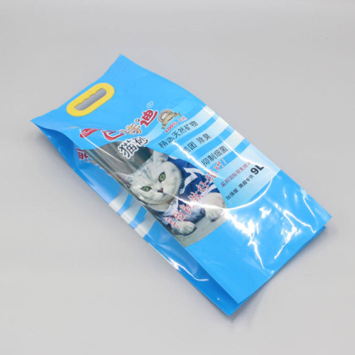 Resealable Custom Printed Shiny PET PE Plastic Bag for Cat Food Packaging