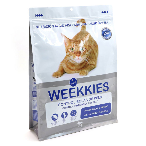 Sacs d'emballage de litière pour chat ZB Sachets pour nourriture pour chat Sac en plastique Impression personnalisée Fournisseur en gros