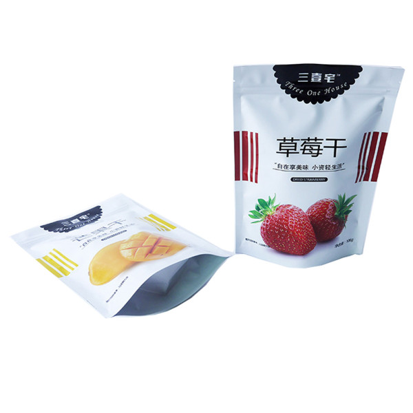 ZB Food Grade Dried Fruit Packaging Bag with Zipper Wholesale Plastic Bag for Food