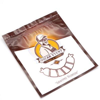 ZB Resealable Flat Barrier Packaging Bags for Beef Jerky Packaging China 3 Sides Sealed Bag Factory OEM ODM Plastic Bag Manufacturer