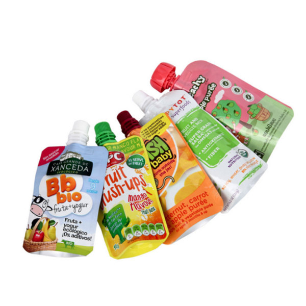 Sachet à bec verseur pour le conditionnement des sauces, du sirop et du miel