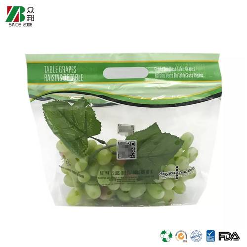China Anti Fog Fresh Fruit Vegetable Packing Bags with PTC or Slider Ziplock