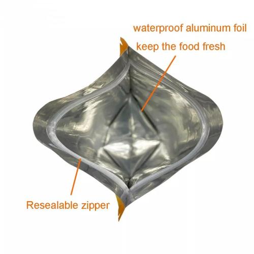 ZB влагостойкая упаковка для конфет 7 г 14 г 28 г, стоящая сумка для еды с закрывающейся застежкой-молнией