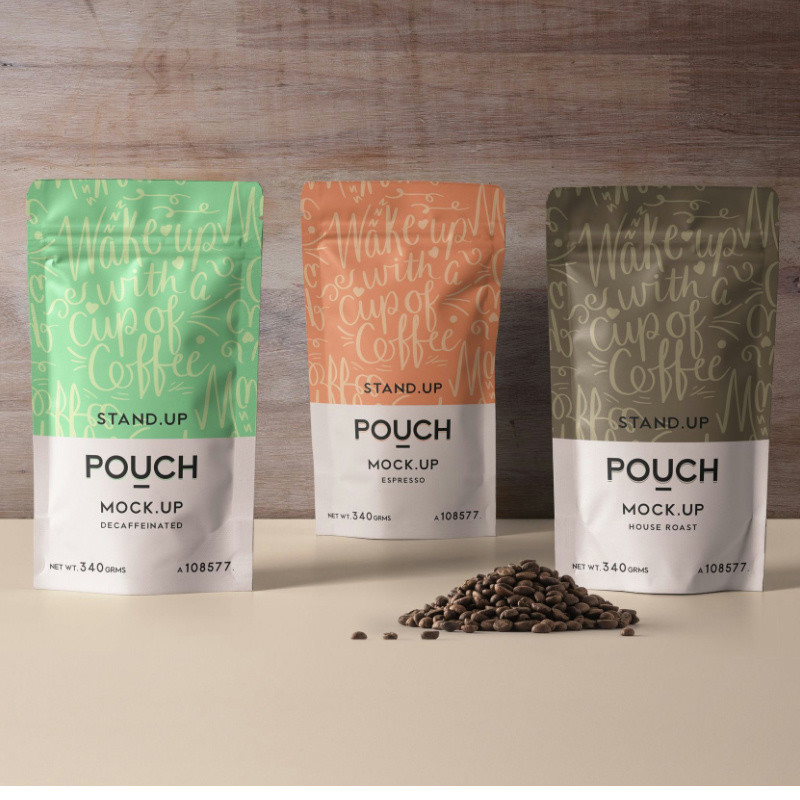 Coffee Packaging Stand up Pouches