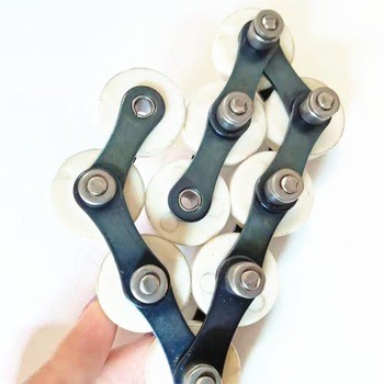 Cadena de rodillos de alta precisión Fabricante de China Cadena de transmisión de doble paso de acero inoxidable 208A-224AH