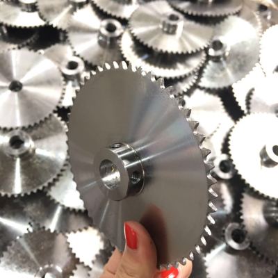 Stainless Steel Durable Stock Bore Platewheels(K) 200A Chain Sprockets for Transmission