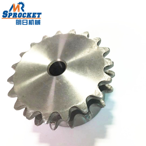 Steel Durable Double Pitch Sprocket 40B Stock Bore Chain Sprocket Stock Bore for Transmission From China