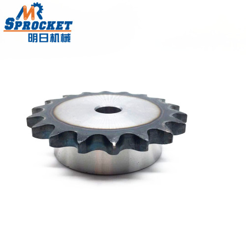 Piñón de cadena de alta precisión fabricado en China de transmisión Stock Bore Sprocket 100