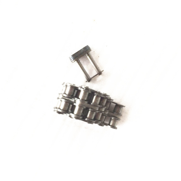 DIN / ISO ss304 Rollenkette mit verlängerter Stiftrollenkette 08B-1 Übertragungsrollenkettenstecker